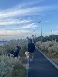 Sunset point at Point Ormond, Melbourne