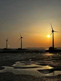 Beautiful sunset in Tando Port