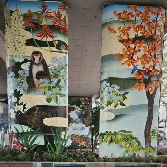 海盛花園：有線節目取景地 + 壁畫打卡位