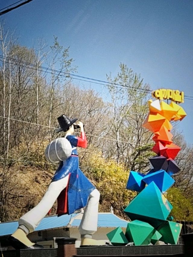 안동호를 가로질러보는💚 안동예끼마을