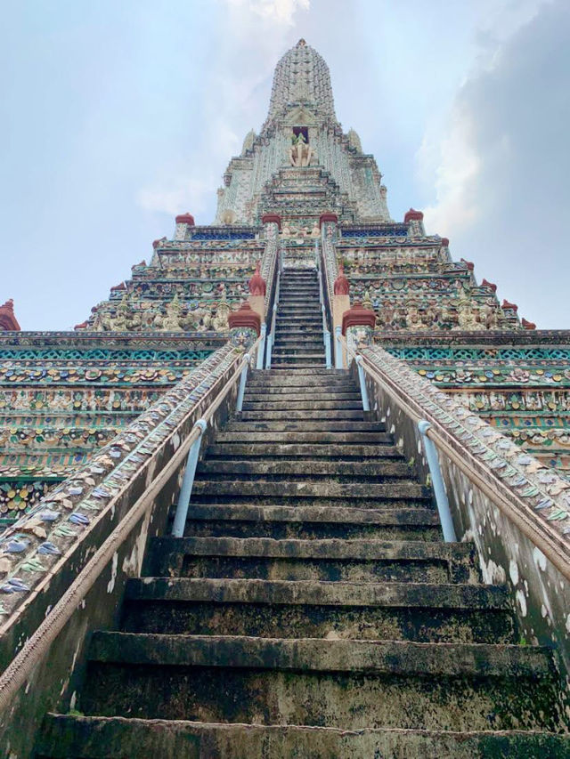 ワットアルンの美しい夕暮れに心癒される。#タイ旅行 #ワットアルン #歴史と自然