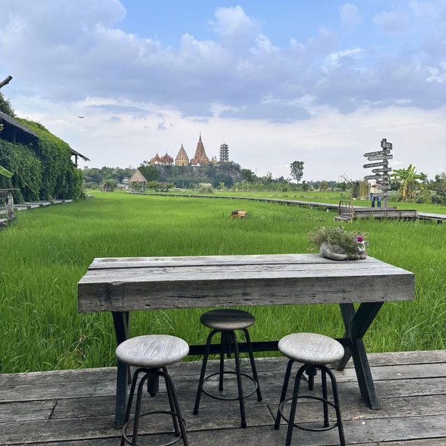 Rice Field Café Near Bangkok — Absolutely Instagrammable! 🌾📸