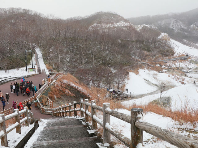 北海道 溫泉首選 登別地獄谷溫泉