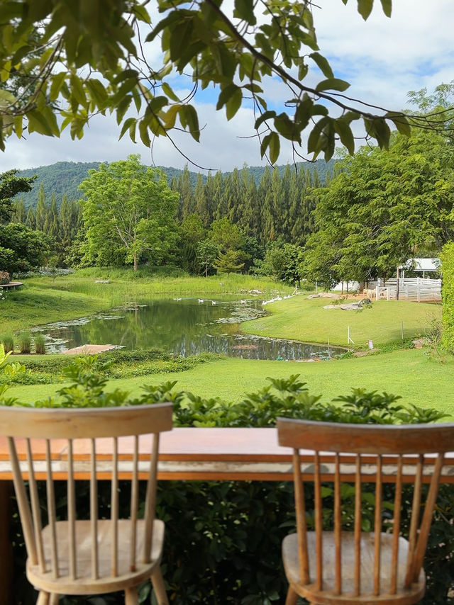 คาเฟ่เขาใหญ่ Bucolic Khaoyai 🌳🌲🍃🪵🧺🤎