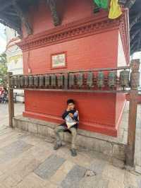 Monkey Temple, The Giant Dome famous stupa in Kathmandu