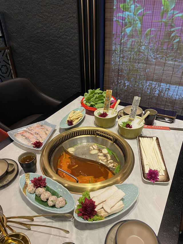 Hotpot for dinner in Penang