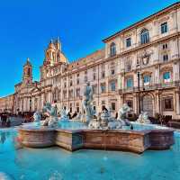 Piazza Navona: A Solo Travelerโs Baroque Dream! ๐๏ธ๐จ #RomanElegance