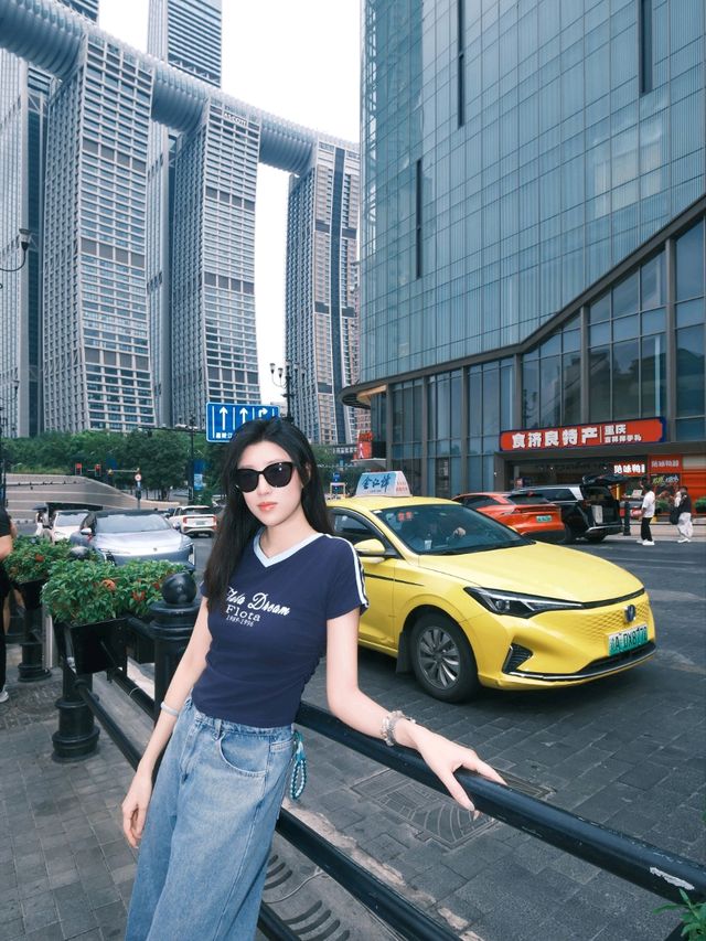Chongqing skyline right at your window! ✨
