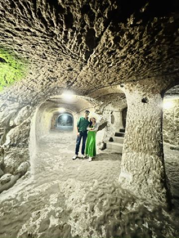 รายชื่อสิ่งที่อยากไปในคัปปาโดเกีย: เมืองใต้ดิน Derinkuyu, ปราสาท Uchisar และมหาวิหาร Selime 🚀✨