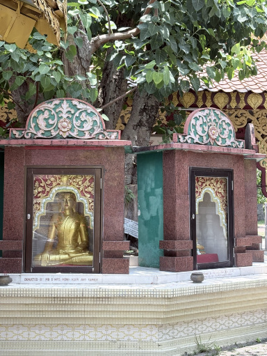 古玩・ビルマ期「女神像」土着信仰・ミャンマー・ダーミカラマ・ビルマ寺院・唐金 ビルマの仏教文化を伝える「マハ・ササナ・ラムシ寺院」 | AsiaX