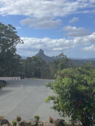 Australia | Sunshine Coast ￼ Glass House Mountains: The Magnificence of Ancient Volcanic Peaks Rising from the Plains.