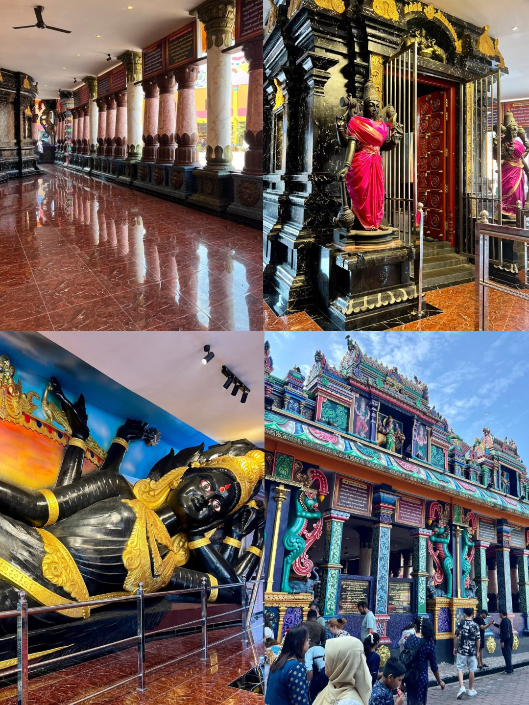 通往吉隆坡黑風洞（Batu Caves）千禧年石灰岩洞穴的彩虹階梯。
