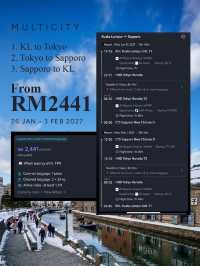 RM2441 Insane ANA Hokkaido Deal: Peak Snow Season! 🎫❄️🇯🇵