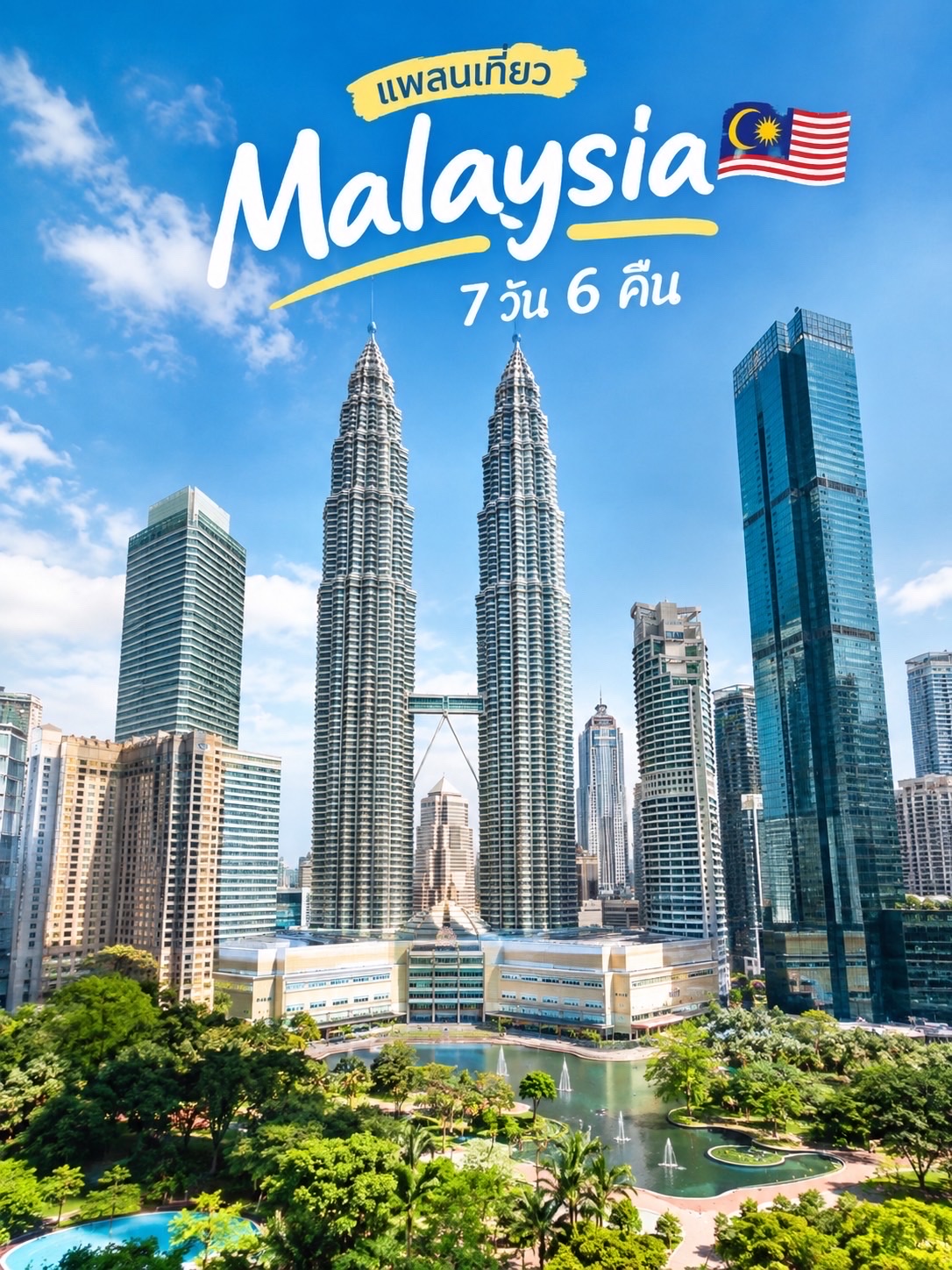 🇲🇾 แพลนเที่ยวมาเลเซีย 7 วัน 6 คืน