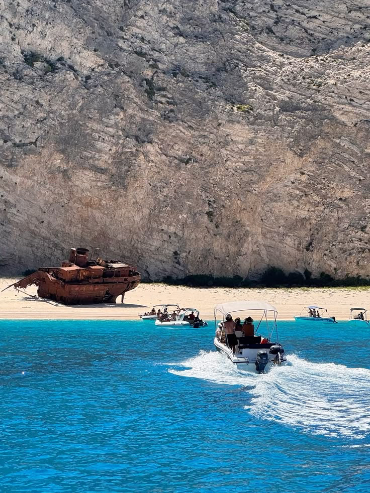 Summer Beach Vibes in Navagio Beach Greece!