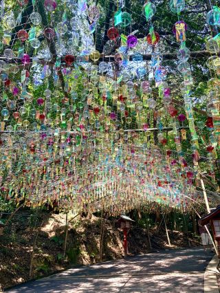 [Fukuoka] A shrine adorned with 12,000 wind chimes ⛩️