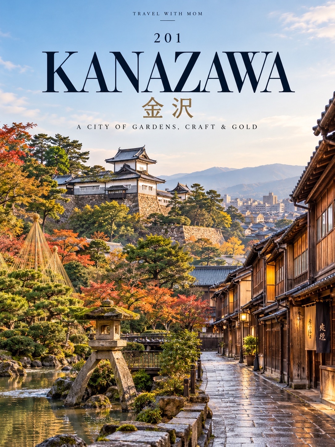 🇯🇵 201 KANAZAWA — Một thành phố của Nhật Bản không phải là nổi tiếng nhất, nhưng khi đi dạo quanh đó, bạn sẽ cảm nhận được rằng, "Đây mới chính là Nhật Bản." 🏯🌿