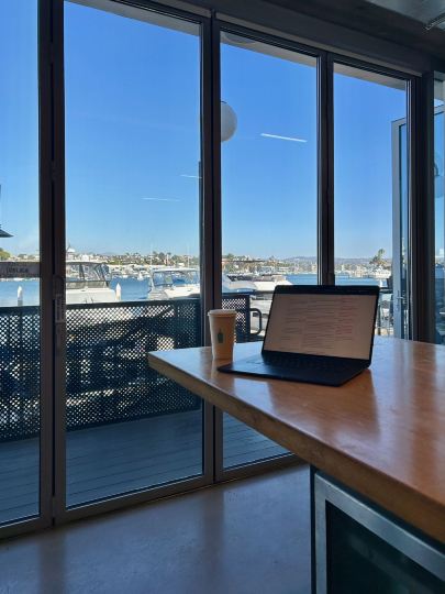 California’s nicest work view!