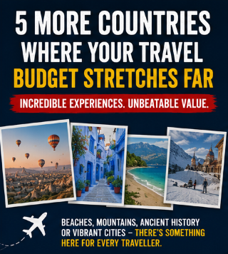 🌍 5 More Incredible Countries Where Your Holiday Budget Goes Further