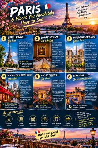 PARIS 🗼 — 6 PLACES YOU ABSOLUTELY HAVE TO SEE
