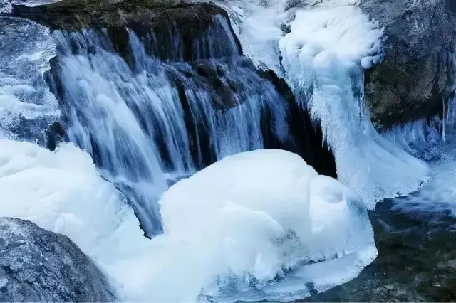 Beautiful Longnan, the Guange Gorge in winter!