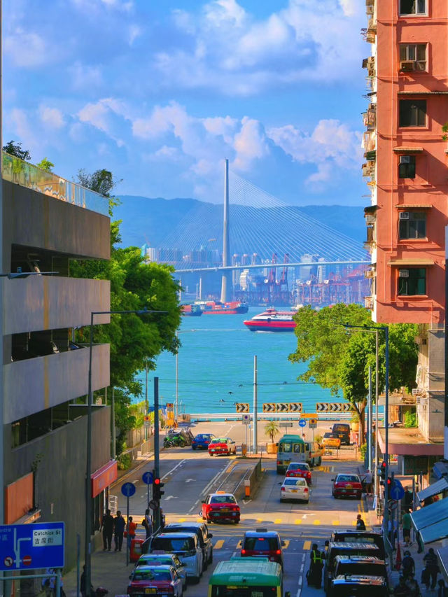 堅尼地城 在香港 citywalk也太美了吧~長長的海岸線、各種風格的建築、浪漫的街景~太值得一遊啦