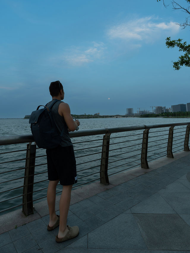 朵雲書院滴水湖上海人也可以讀書賞湖了