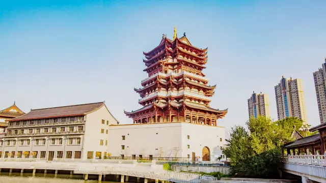 Marriott Hotel in Yancheng, Jiangsu, has a beautiful environment and is a good place for holiday leisure