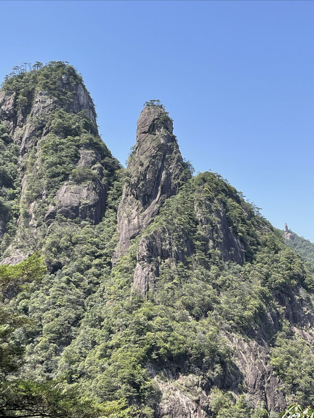 爬三清山，確實需要好體力