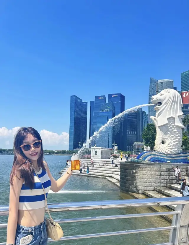 The Merlion is a symbol of Singapore