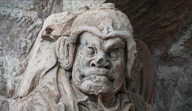 本是謝教石窟，如今卻是國保
