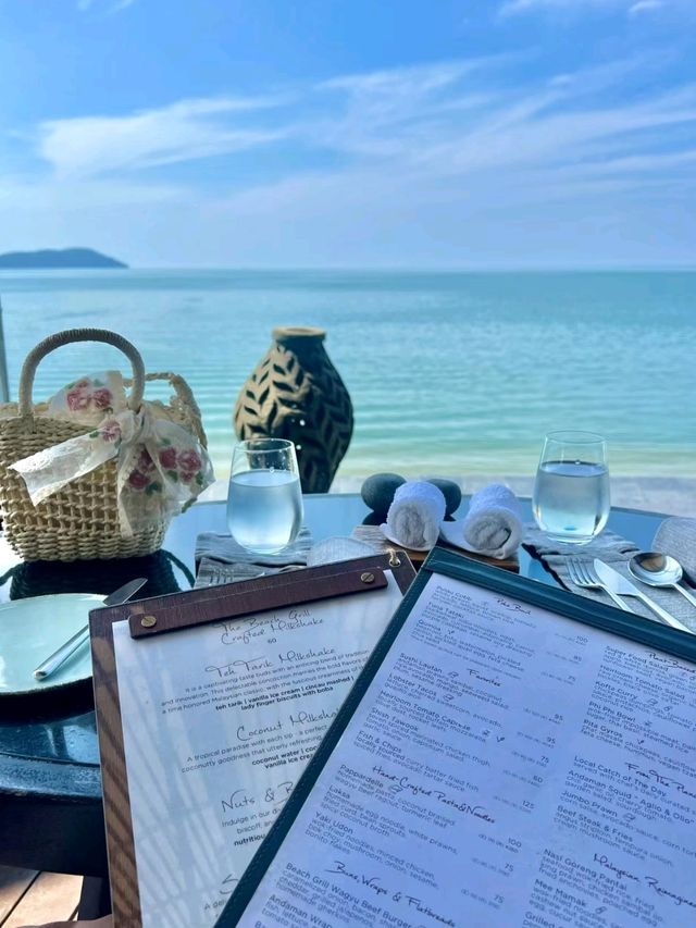 The restaurant in Langkawi, facing the sea❤️