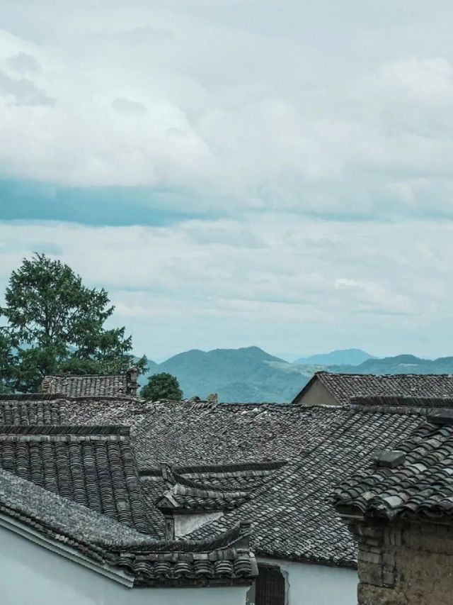 美麗的江南山古村落——登高村。