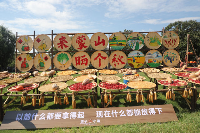 橙黃橘綠，風也溫暖，在這清爽美麗的季節裡，來龜蒙的「栗子營地」「曬秋」露營是最應景的吧？圓滾滾的紅薯。