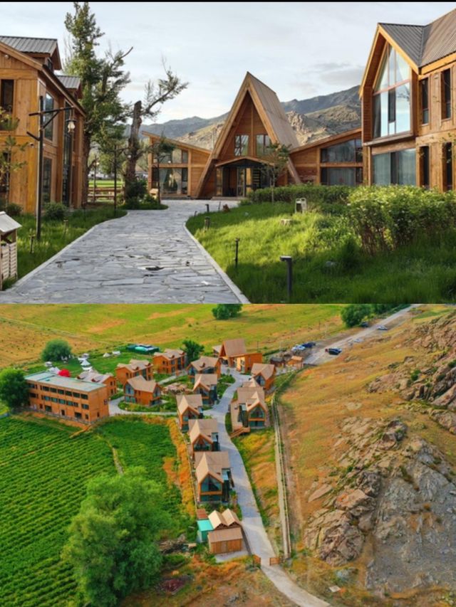 住可可托海這家湖景木屋，體驗田園樂趣