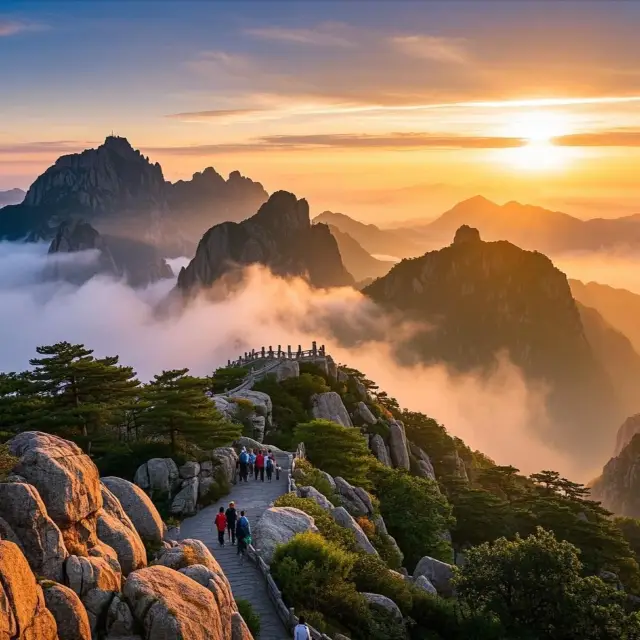 밤에 태산에 올라 일출 보기, 너무 힘들었지만 그만한 가치가 있었어요