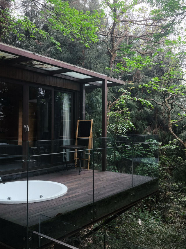 峨眉七里坪住童話森林樹屋偶遇大山精靈梅花鹿