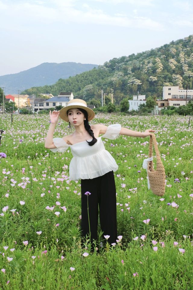 就喺平陽雲嶼灣！花海露營真係太開心啦！