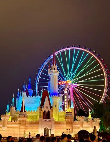 Beijing Shijingshan Amusement Park Qixi Romantic Garden Party