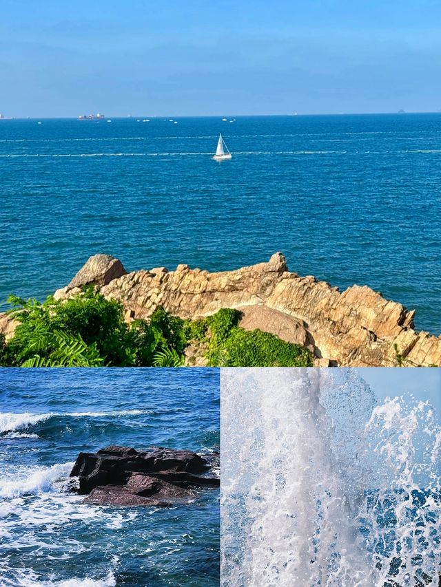 終於懂了青島的海為什麼叫海 燕兒島封神