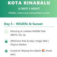 Innovative itinerary | 6D5N Kota Kinabalu (KK) make your holiday like a forever memories!🌴