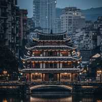 夜遊汀州賞千年燈火