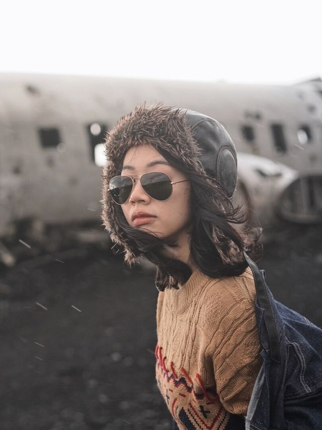 冰島飛機殘骸|陰雨天秒出末世大片 冰島飛機殘骸|陰雨天秒出末世大片