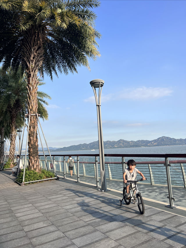 避開人擠人深圳灣親子騎行攻略,新手友好 避開人擠人深圳灣親子騎行攻略,新手友好