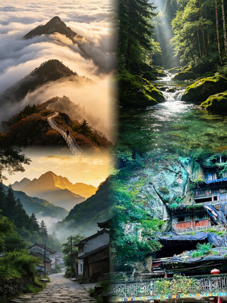 Xi'an's hottest summer escape drops 20℃ upon entering the mountains, with clear streams, sea of clouds, and karst caves for a one-stop relaxation