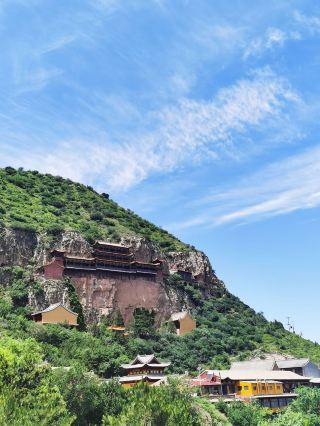 Guangling Shengquan Temple, an “aerial pavilion” older than the Hanging Temple