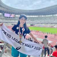 国立競技場を走る🏃‍♀️