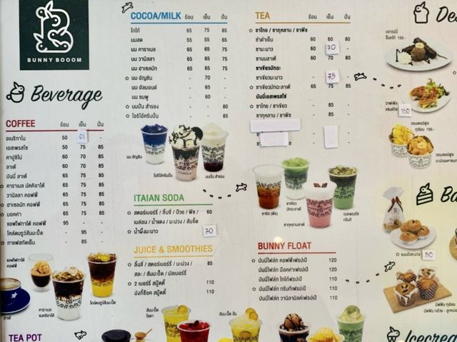 Bunny Booom คาเฟ่ตกแต่งน่ารัก บรรยากาศดี 