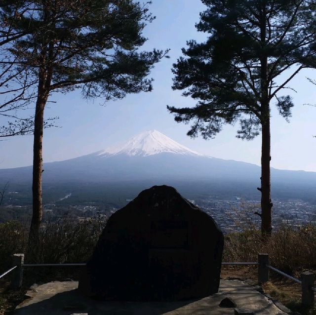 朝聖富士山第二景 天上山公園最佳拍攝位