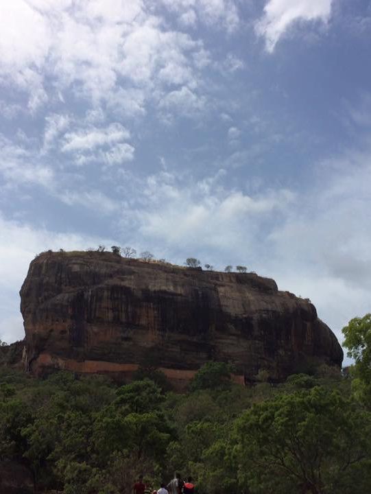 Top of the hill in Sri Lanka 